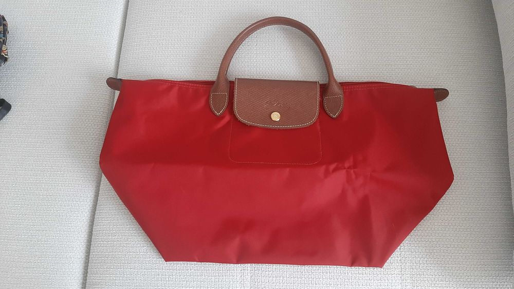 Mala de mão Longchamp Le Pliage tamanho L