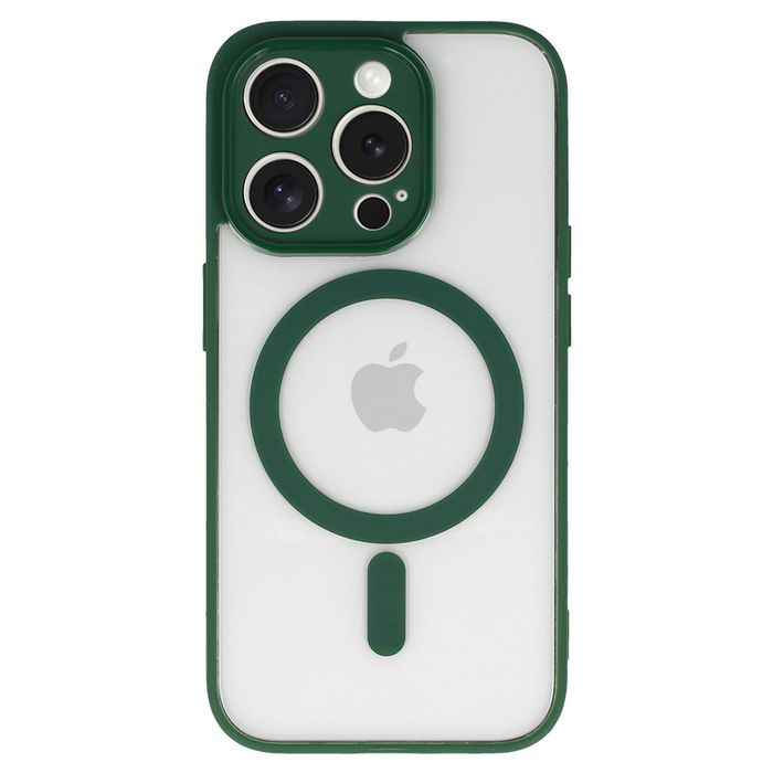 Acrylic Color Magsafe Case Do Iphone 13 Pro Max Zielony