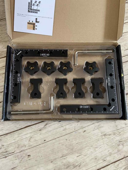 Preciva 90 stopniowe kątowniki pozycjonujące 2 zestawy