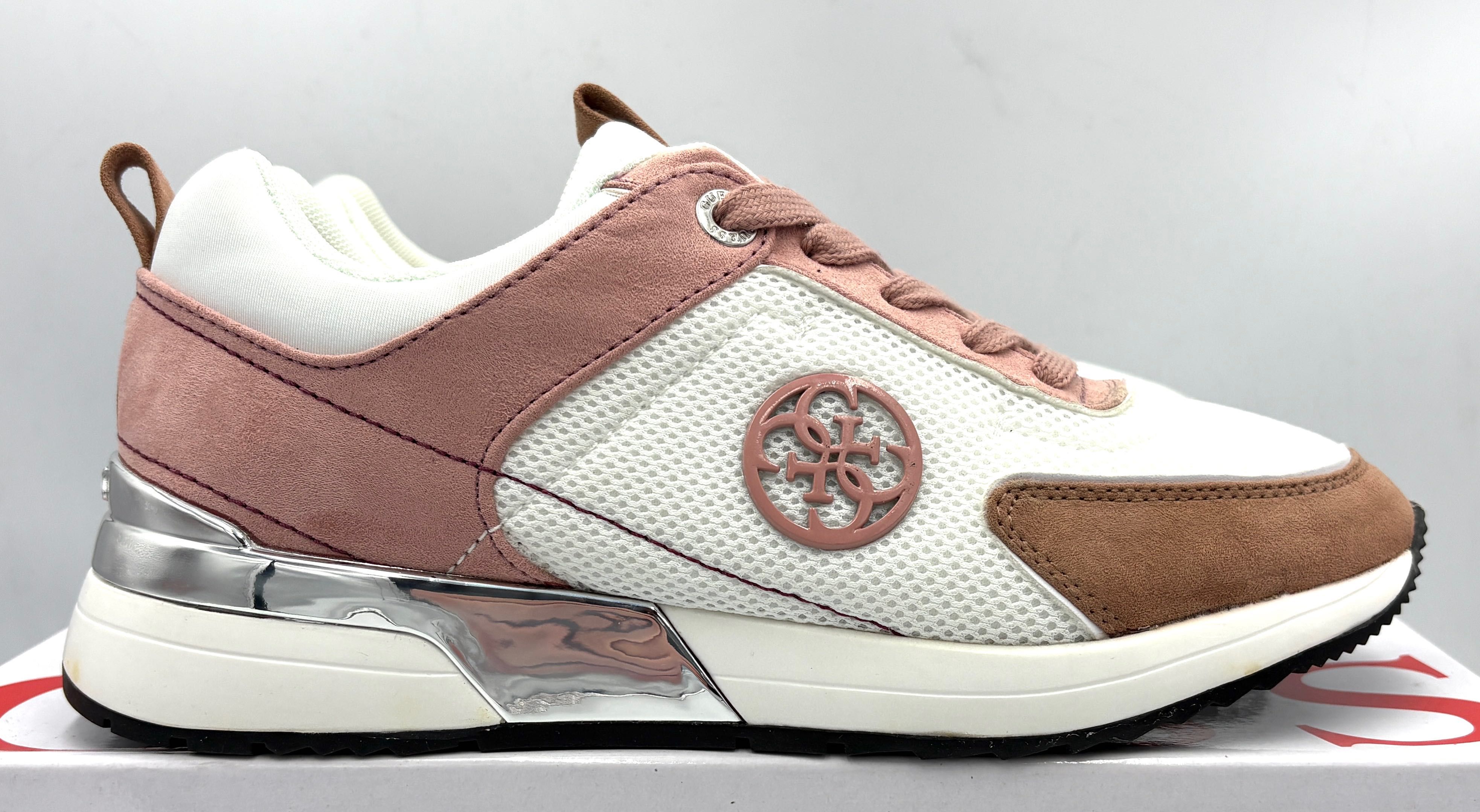‼️Nowe oryginalne sneakersy GUESS Marlyn 4 różowe 39 AZ 142