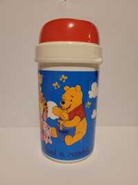 Dziecięcy plastikowy kubek, pojemnik na napój, bidon Disneya z rurką b