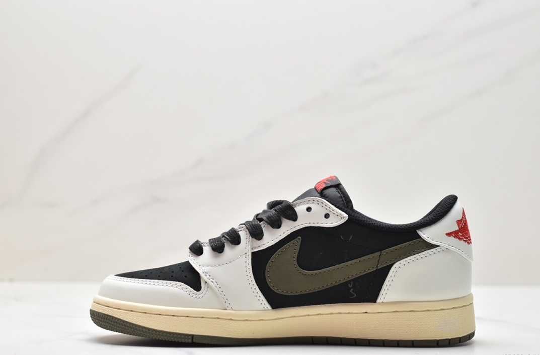 Travis Scott x Nike Wmns Air Jordan 1 Low OG”Olive” DZ4137-