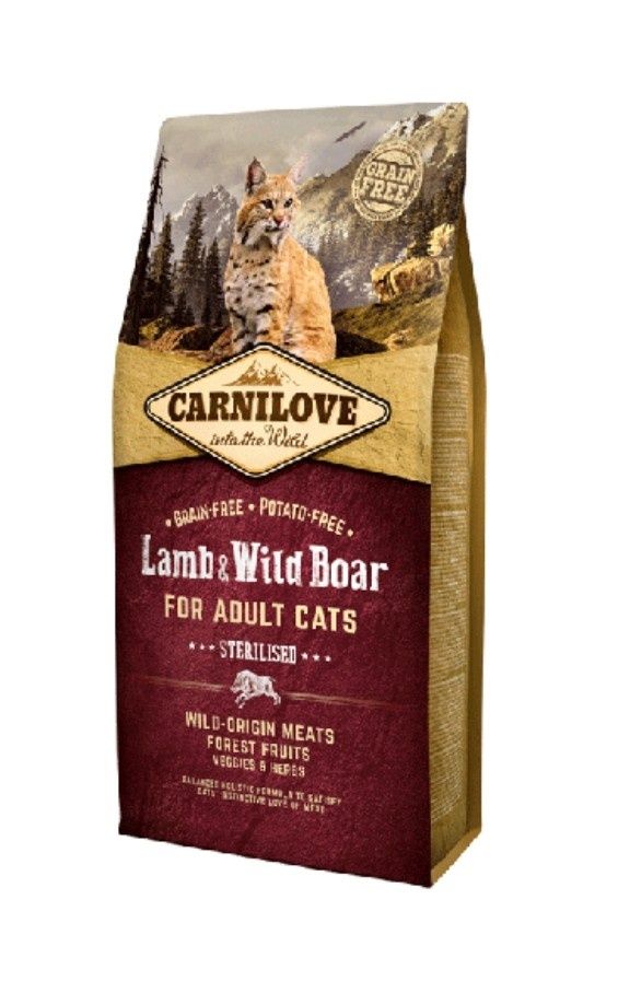 Carnilove Cat Lamb & Wild Boar Sterilised 400g