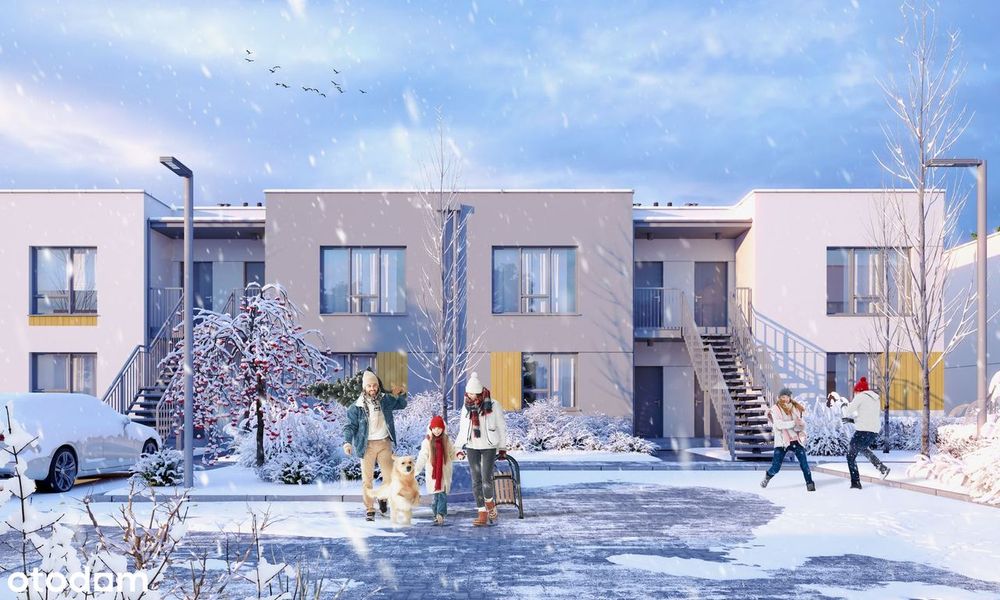 3-pokojowe mieszkanie 57m2 + ogródek