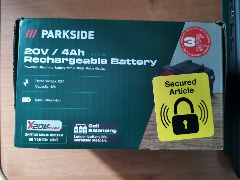 Bateria akumulator parkside 20v 4ah