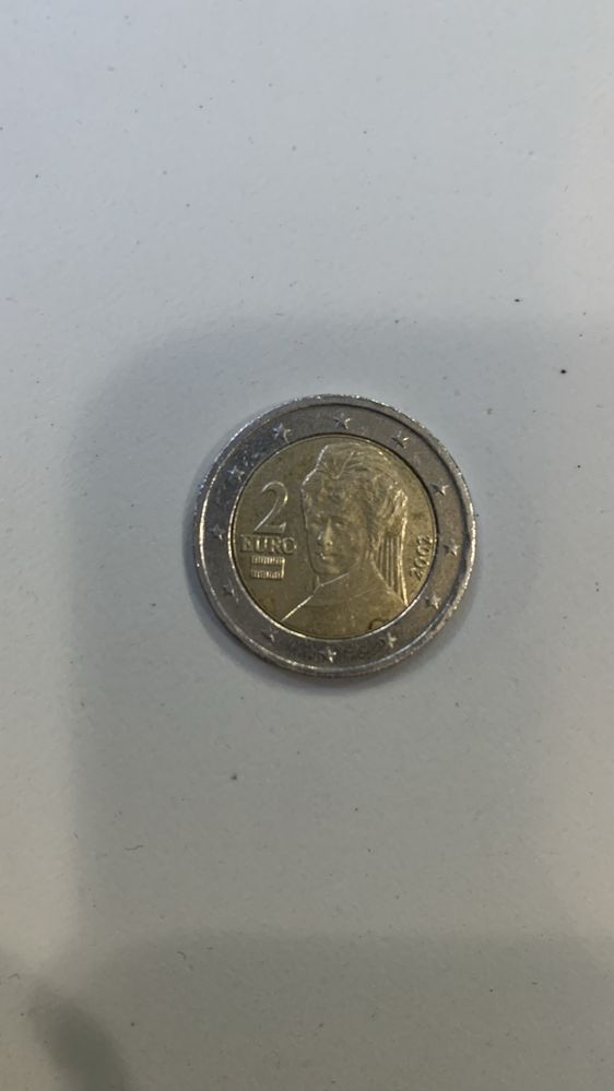Moeda 2 Euros austria 2002