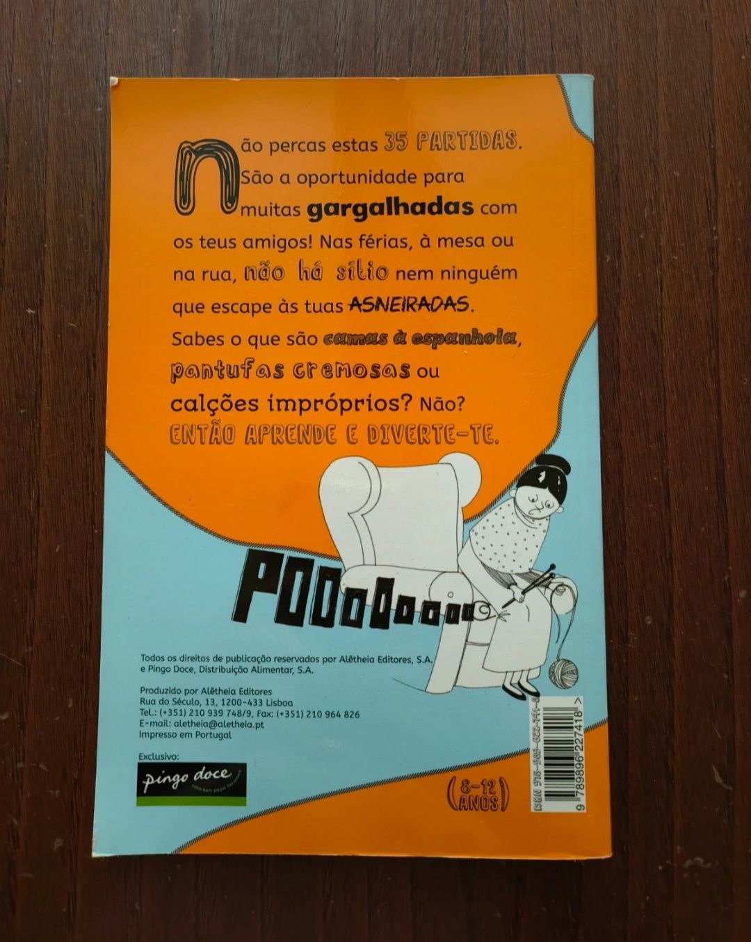 Livro "35 Partidas para fazeres aos amigos"