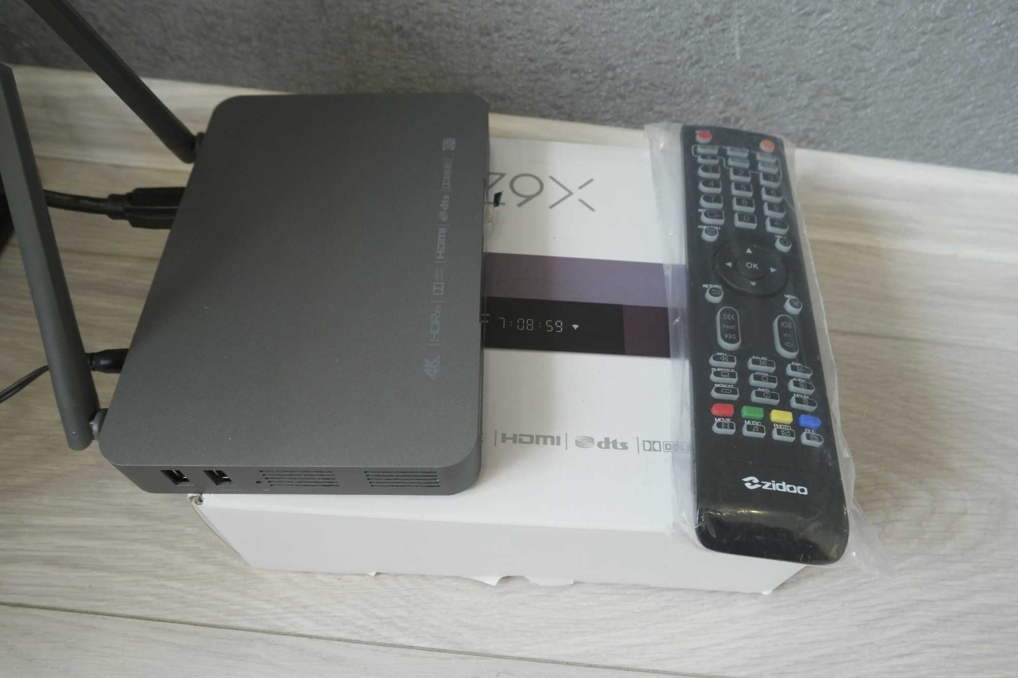 Тв приставка Медіаплеєр video box бокс Zidoo z9x Android 4K HDR DV