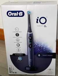 Escova de dentes elétrica ORAL B iO 8 S- nova, 3 anos de garantia