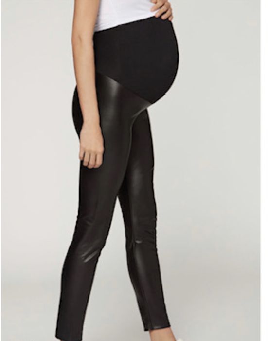 Leggings de napa Calzedonia com efeito revestido para grávidas