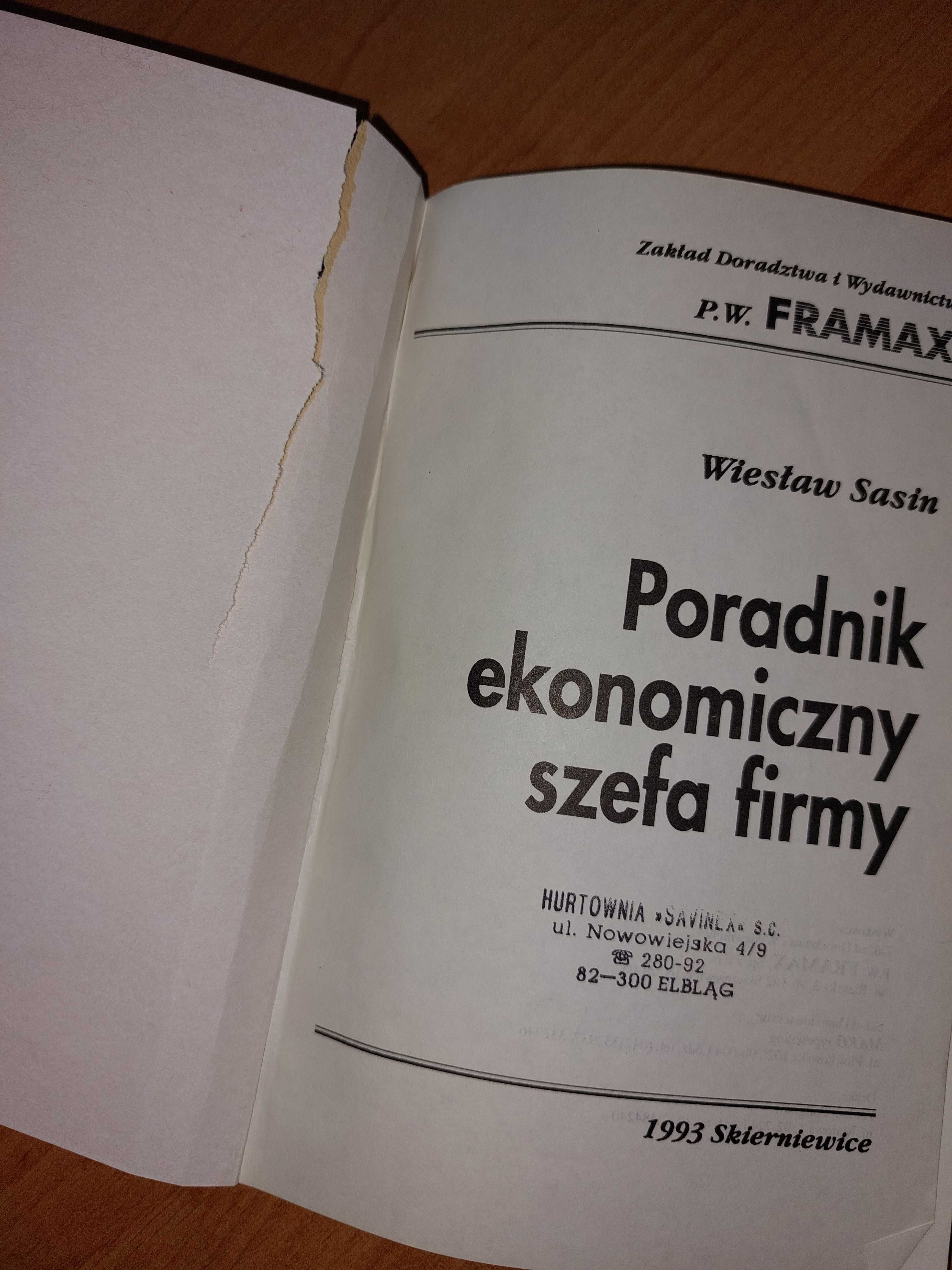 Poradnik ekonomiczna szefa firmy Wiesław Sasin