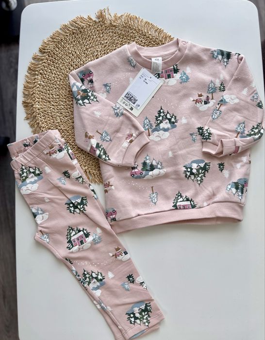 Костюм теплий H&M фліс набір зимовий новий рік 86 92 98 104