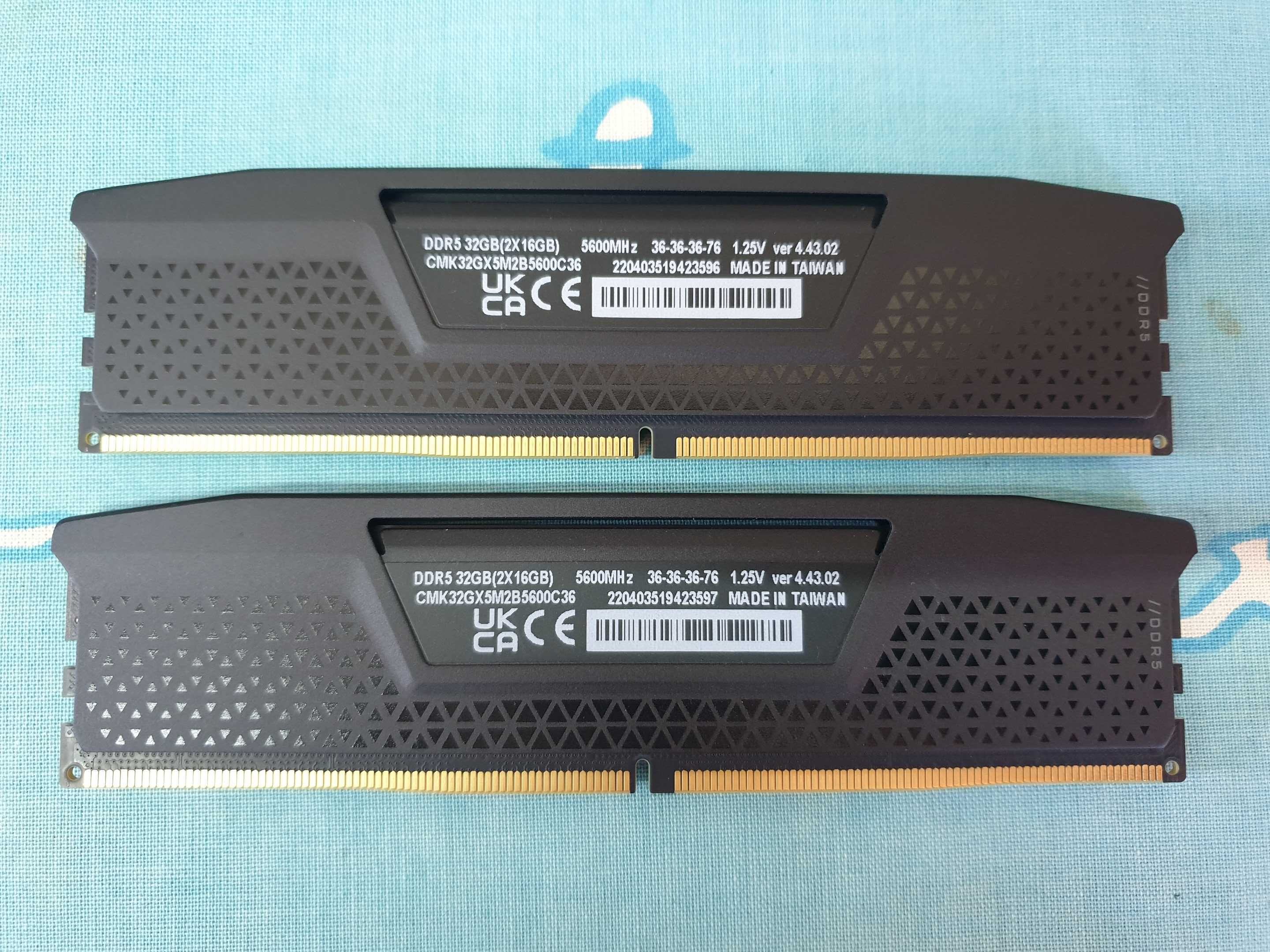 Memoria RAM DDR5 32Gb (2x16Gb) Corsair