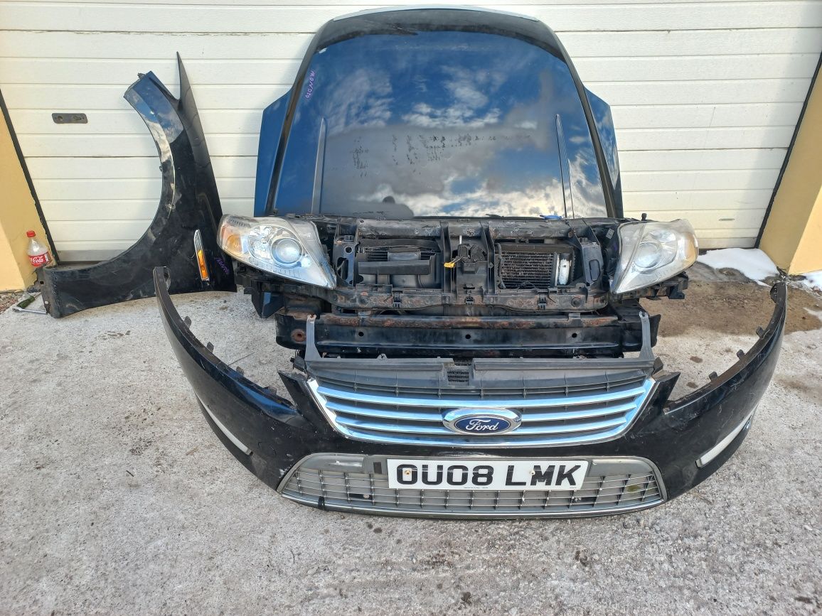 Przód kompletny ford mondeo mk4 pas przedni zderzak maska błotnik