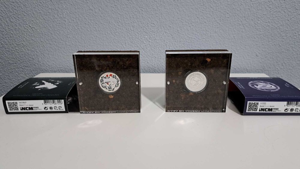 Moedas INCM Unicórnio (Prata Proof) Ulisses (Prata Proof)