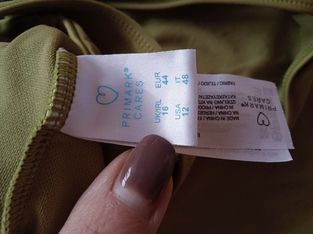 Купальник корегуючий з поясом primark xxl