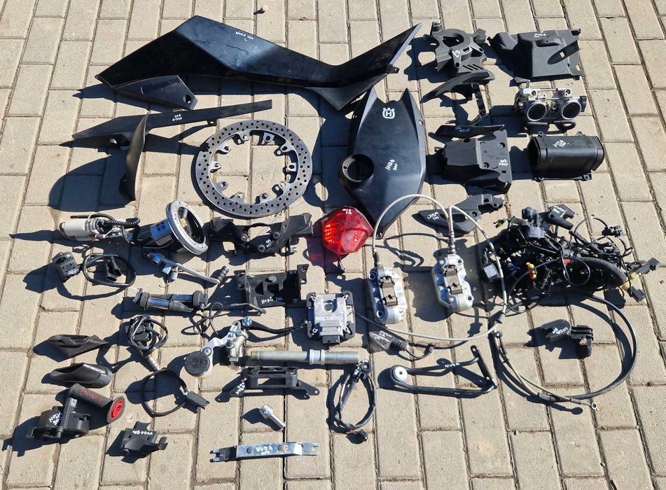 Husqvarna NUDA 900R pompa owiewka cewka zacisk czujnik sonda set guma