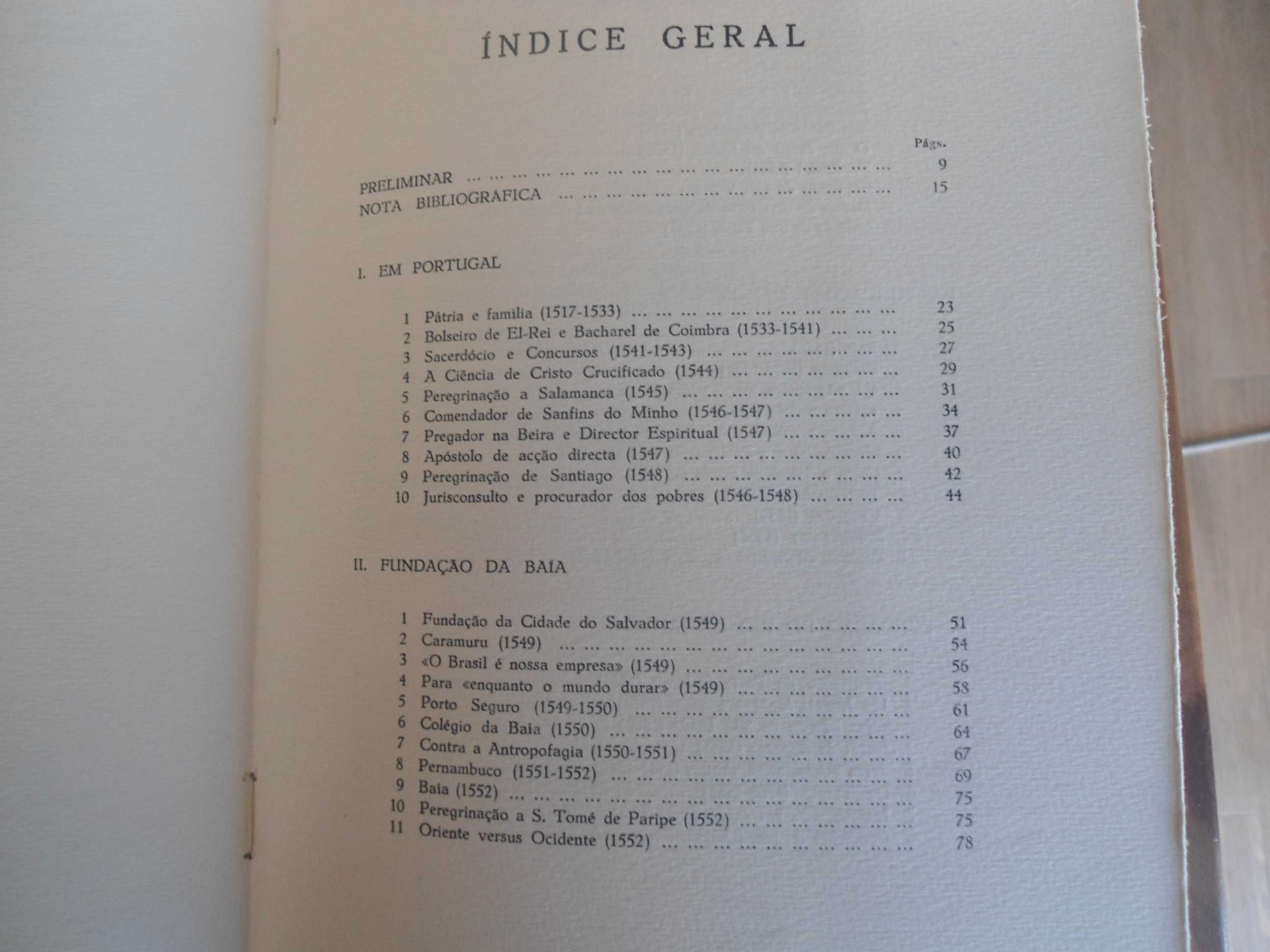 Breve Itinerário para uma biografia P. Manuel da Nóbrega-Serafim Leite
