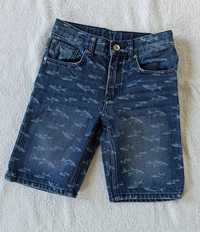 Spodenki chłopięce jeansowe krótkie, szorty