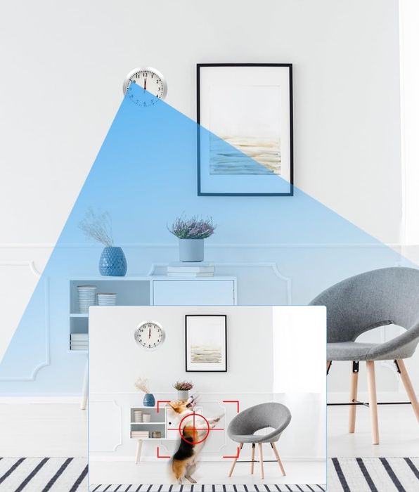 KAGMY Zegar ścienny z kamerą szpiegowską