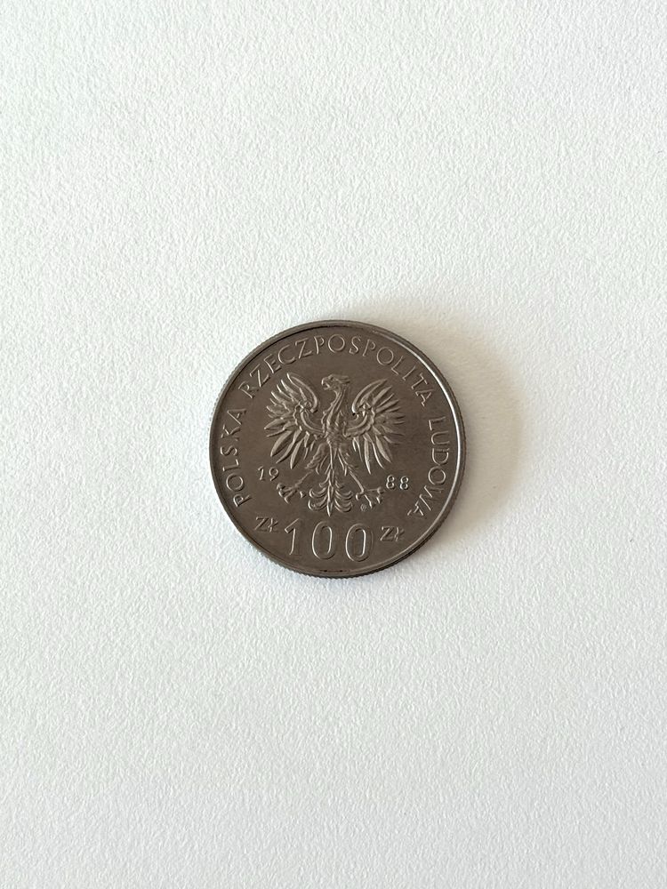 Moneta 100 zł złotych Jadwiga 1988 r