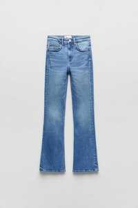 Spodnie jeansowe Zara wysoki stan Flare rozm.40