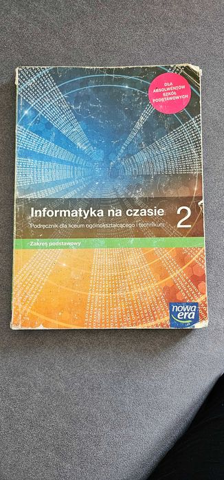 Informatyka na czasie 2, podręcznik.