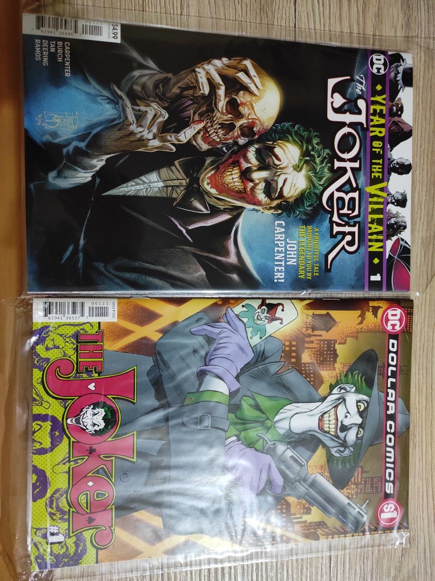 2 comics Joker versão norte americana