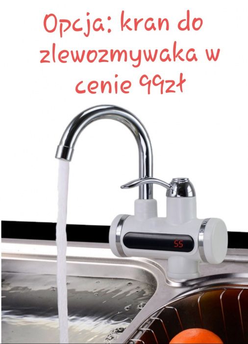 Elektryczny Podgrzewacz WODY PRYSZNIC + LCD 3000W / 30°C - 60°C