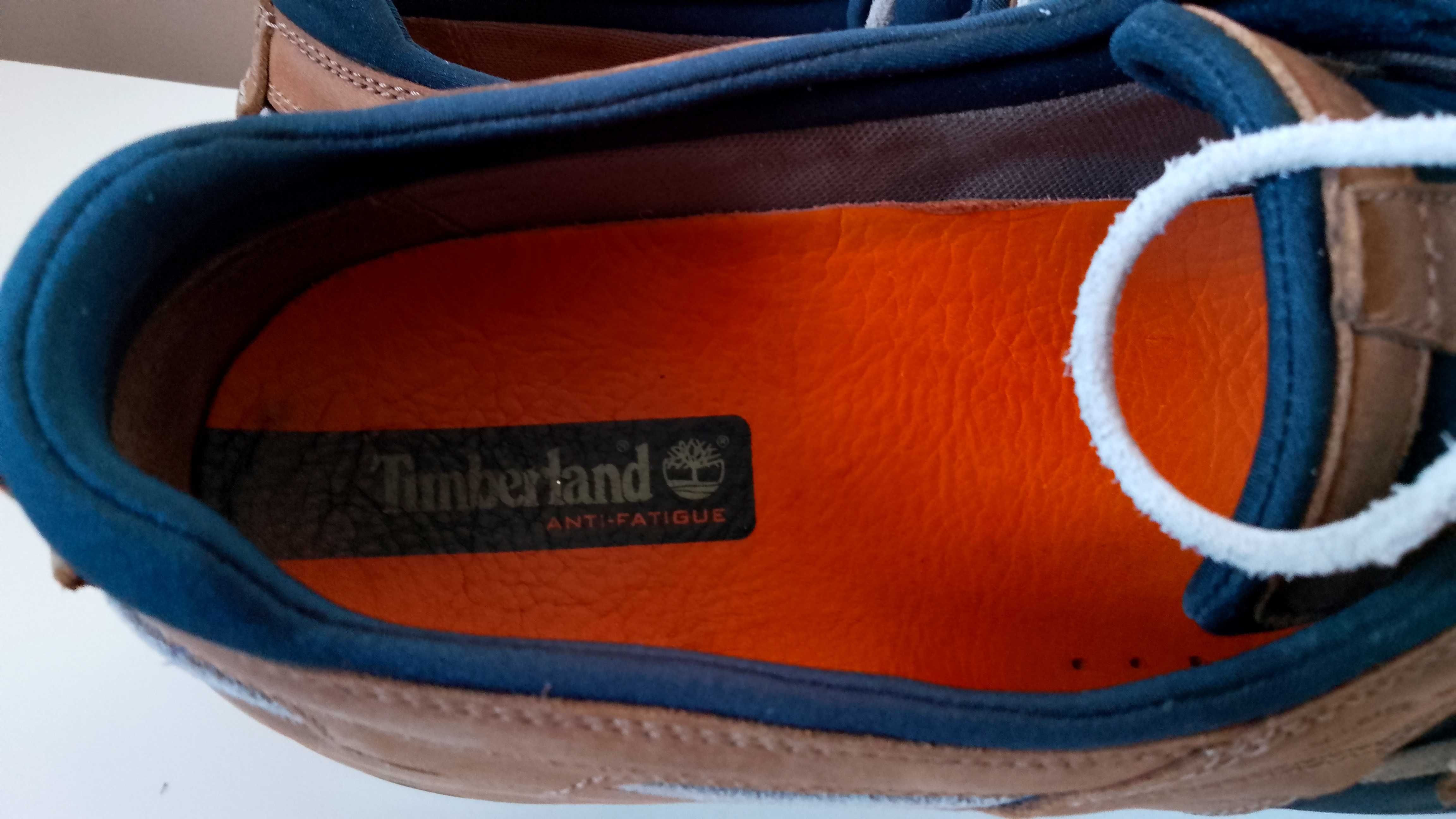 Timberland żeglarskie mokasyny rzemień