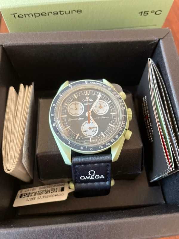 Omega x Swatch SO33G100 Earth - Idealny dla miłośników kosmosu