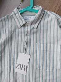 Koszula chłopięca Zara 134 nowa