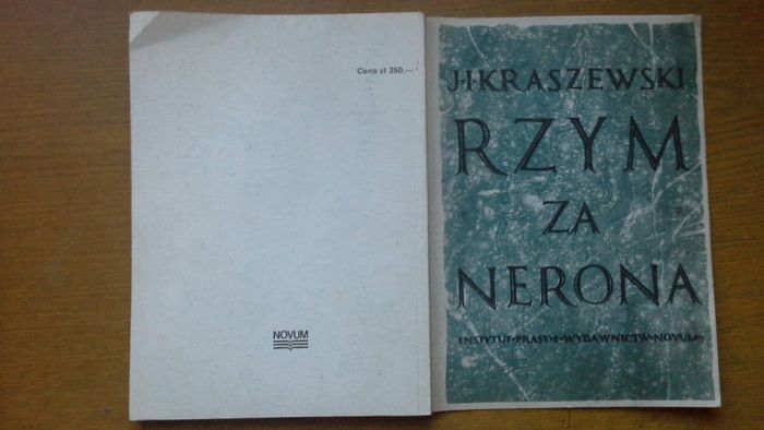 Rzym za Nerona - Józef Ignacy Kraszewski