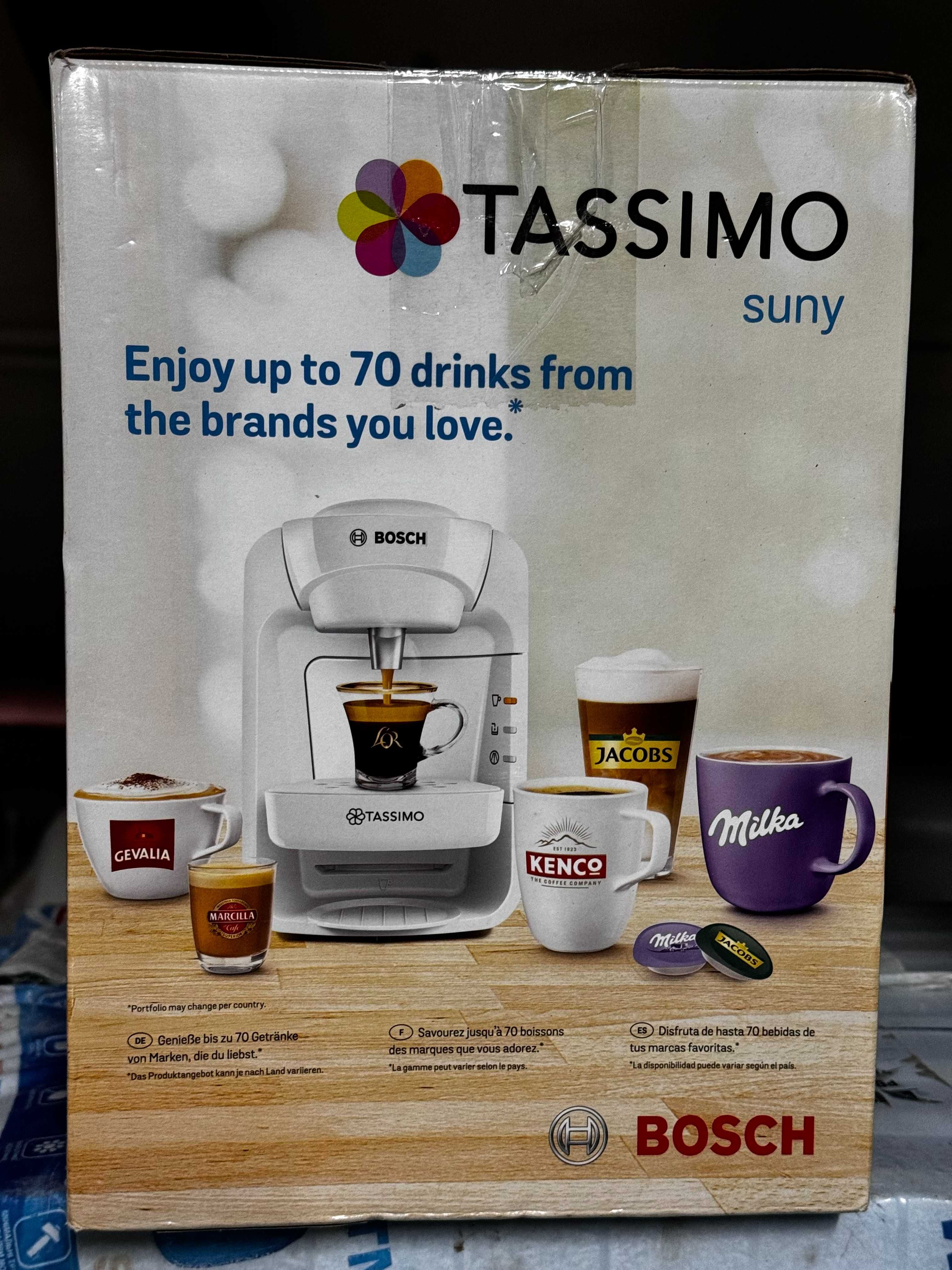 Кавомашина капсульна BOSCH TAS3104 TASSIMO SUNY White Edition