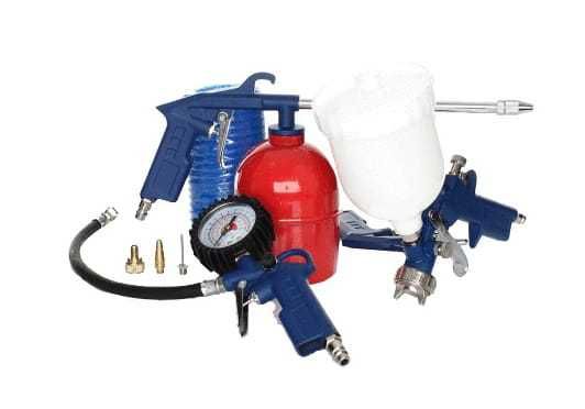 KRAFT&DELE Zestaw Pneumatyczny Pistolety Z Manometrem Wąż 5M 8El KD413