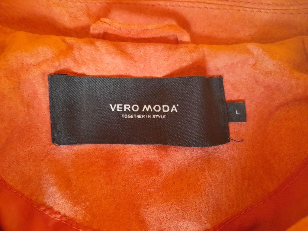 Kurtka skórzana, zamszowa, Vero Moda, M/L