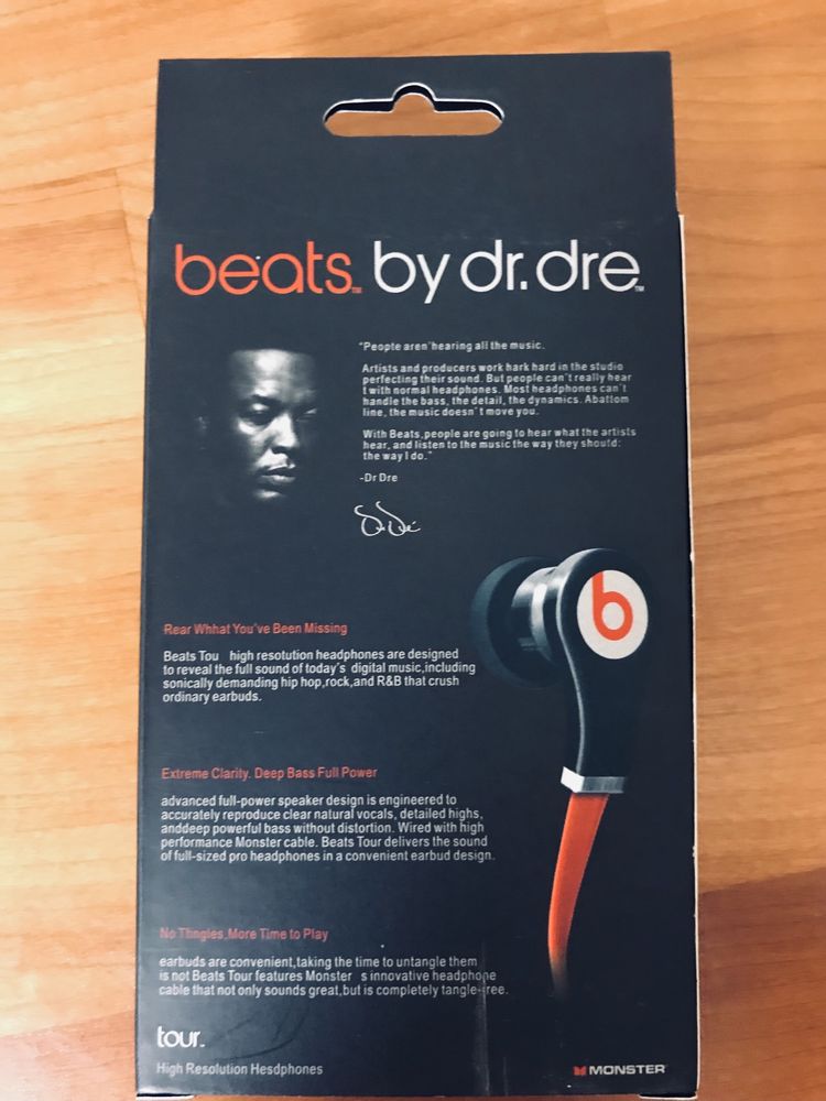 Наушники Monster beats by dr.dre tour