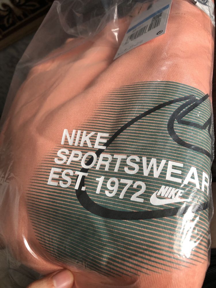 Свитер Nike crew NSW Madder Root Pink Свитшот
