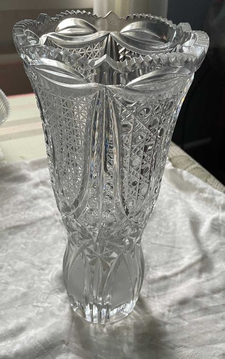 Ваза кришталева ретро для квітів СРСР