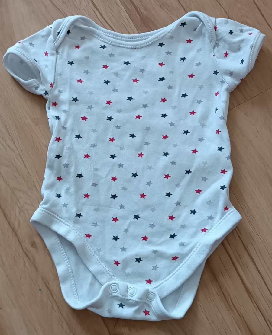 George 68 74 2 szt body krótki rękaw dla chłopca dziewczynki 6-9 m