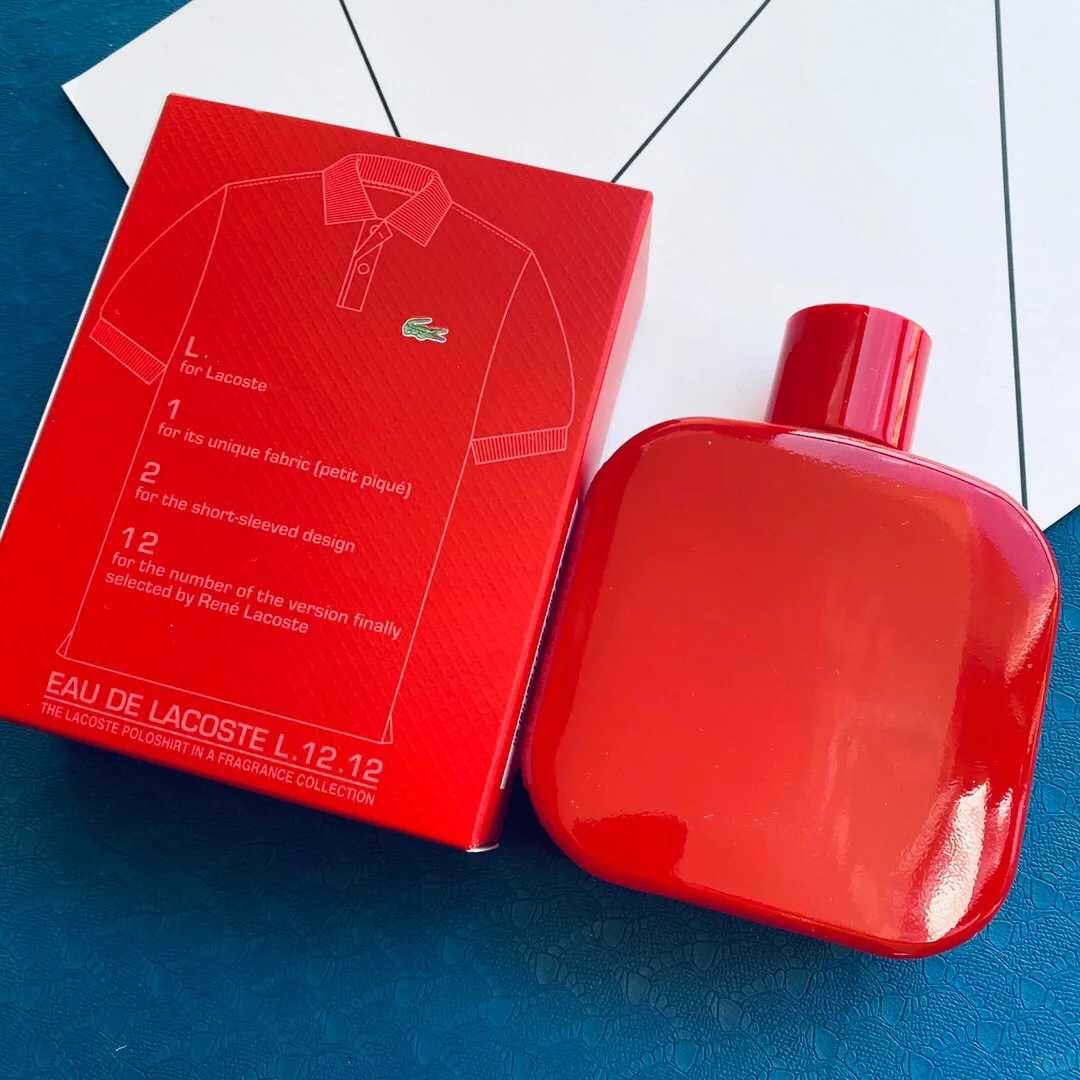 Męska woda toaletowa Crocodile Lacoaste Red Style w kolorze czerwonym