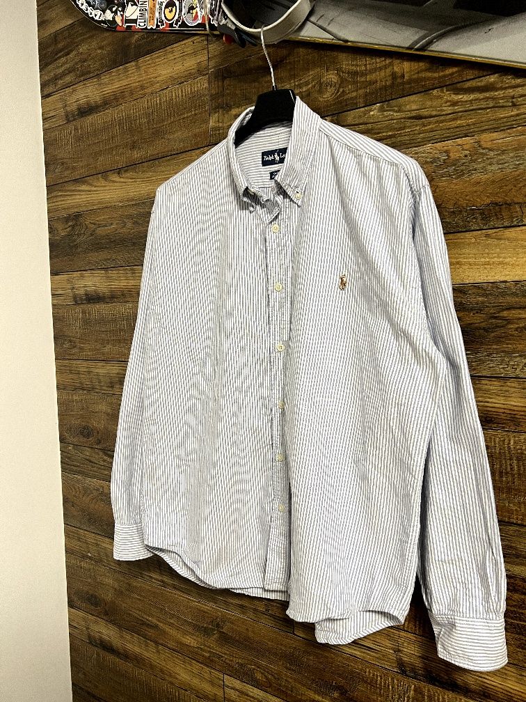 Polo Ralph Lauren Oxford Рубашка з довгими рукавами в полоску