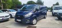 Ford Transit Custom  2.0 Tdci 2018 Rok L2H1 Long Klima Ledy Servis Orginał 2x Drzwi Boczne