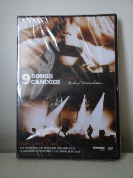 DVD 9 Songs Canções NOVO Selado Filme Michael Winterbottom Kieran Nove