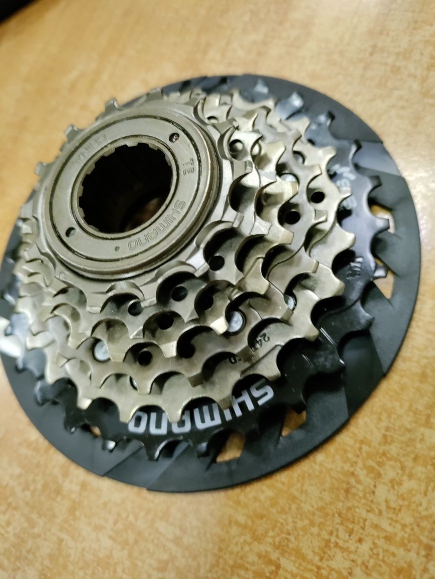 Трещотка Shimano TOURNEY MF-TZ500-6-CP 6 скоростей с защитой