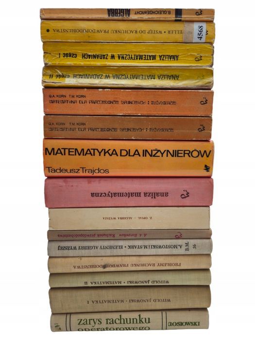 12x książki techniczne matematyka rachunek prawdopodobieństwa
