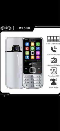 новий телефон Servo V9500 на 4 sim карти