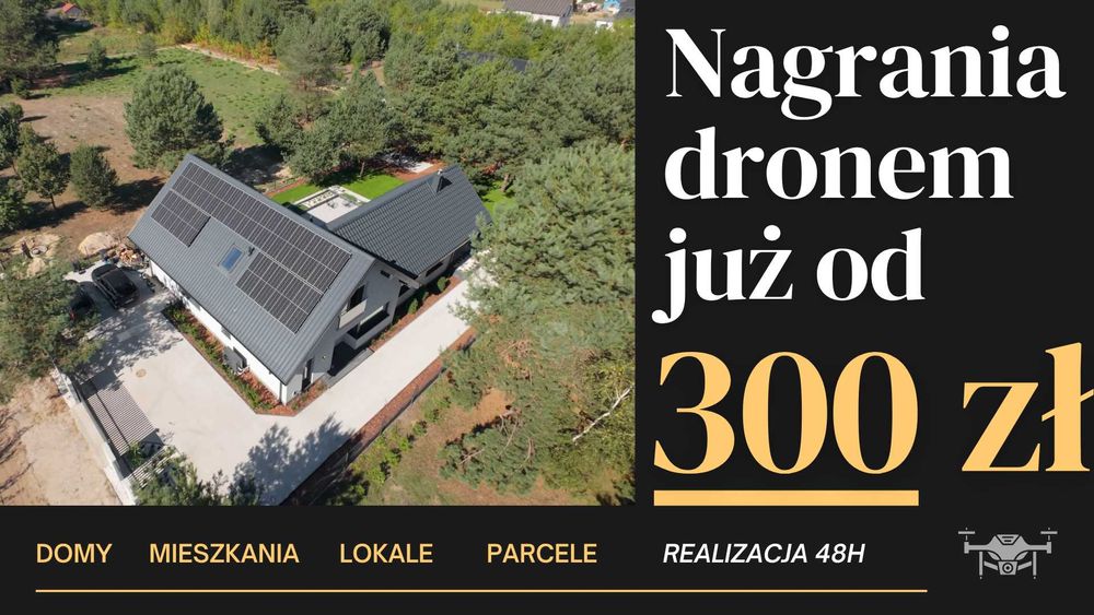 Filmowanie i fotografia Nieruchomości Dronem | 4K | w 48H | FPV | DRON