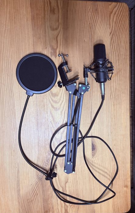 Zestaw mikrofon pojemnościowy + popfilter Tracer Studio Pro