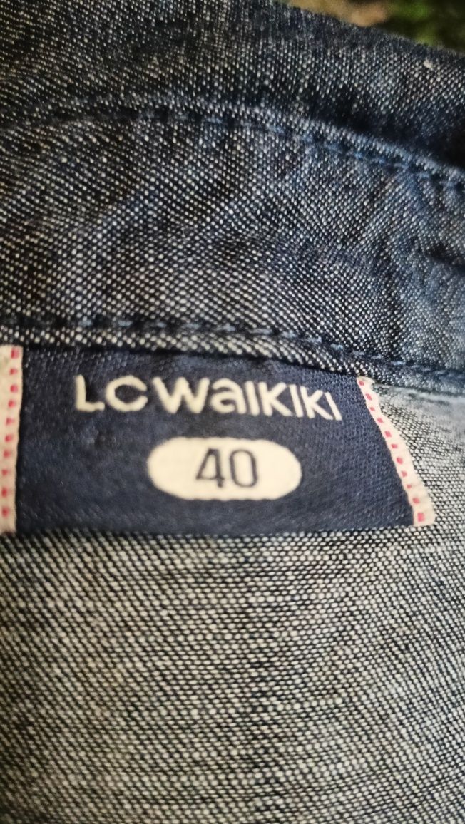 Женская джинсовая рубашка LC waikkiki. Б/У